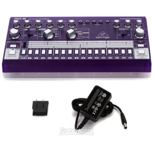  Behringer RD-6-GP Analog Drum Machine - Purple Translucent