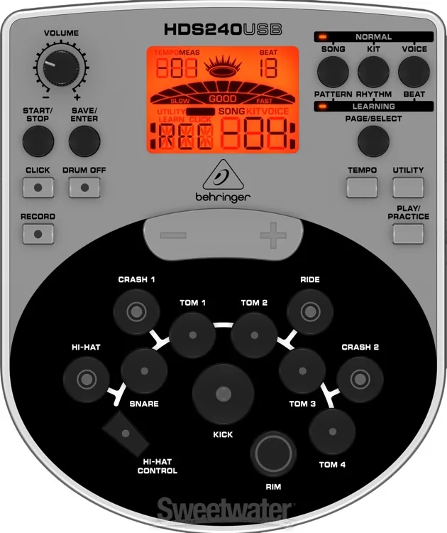  Behringer XD80USB Electronic Drum Set Demo