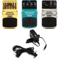 Behringer Compressor/EQ 3-Pack - Compressor, EQ, and Noise Reducer with Power Supply