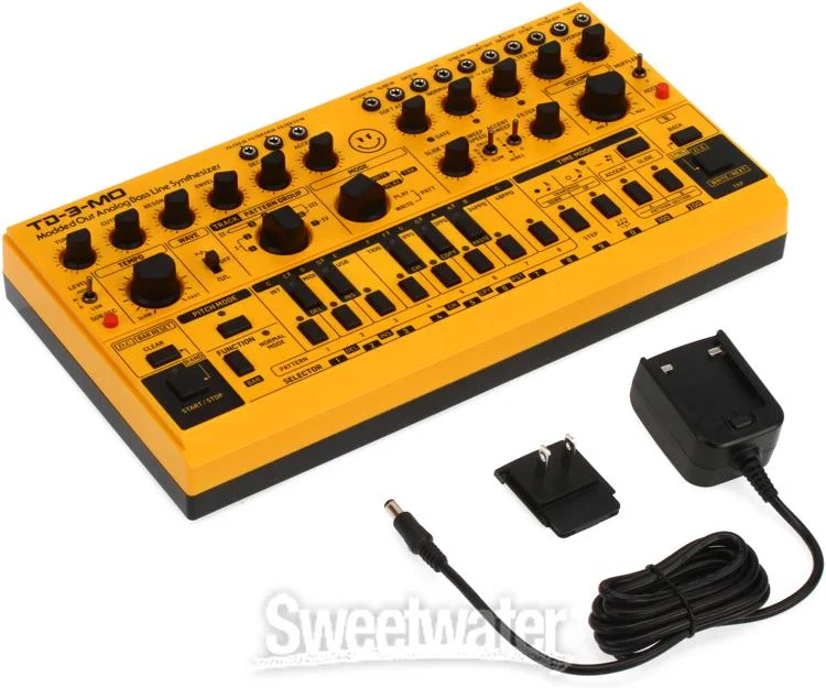  Behringer TD-3-MO-AM Analog Bass Line Synthesizer - Yellow