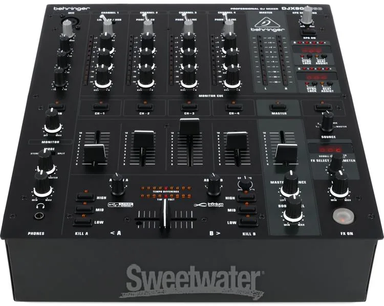  Behringer Pro Mixer DJX900USB 4-channel DJ Mixer