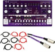Behringer TD-3-GP Analog Bass Line Synthesizer with Cables - Purple