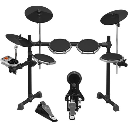  Behringer XD80USB Electronic Drum Set Essentials and Headphones Bundle