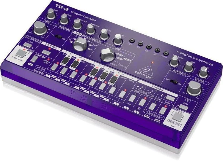  Behringer TD-3-GP Analog Bass Line Synthesizer - Purple