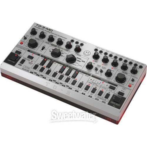  Behringer TD-3-MO-SR Analog Bass Line Synthesizer - Silver