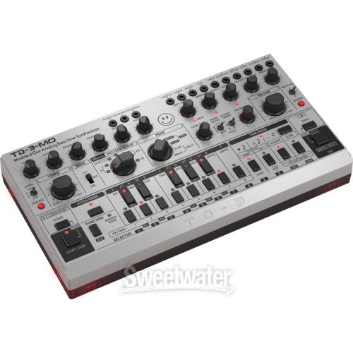  Behringer TD-3-MO-SR Analog Bass Line Synthesizer - Silver