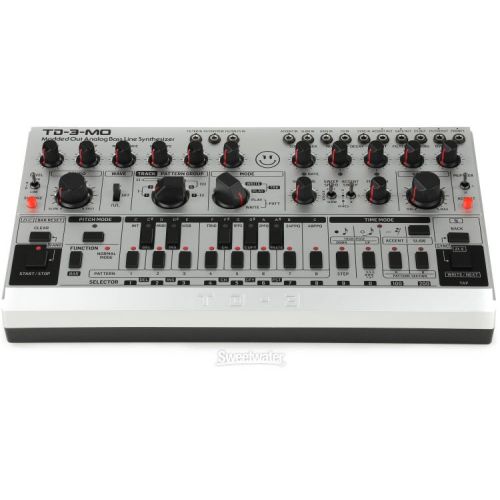  Behringer TD-3-MO-SR Analog Bass Line Synthesizer - Silver