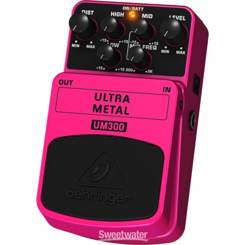  Behringer UM300 Ultra Metal Distortion Pedal