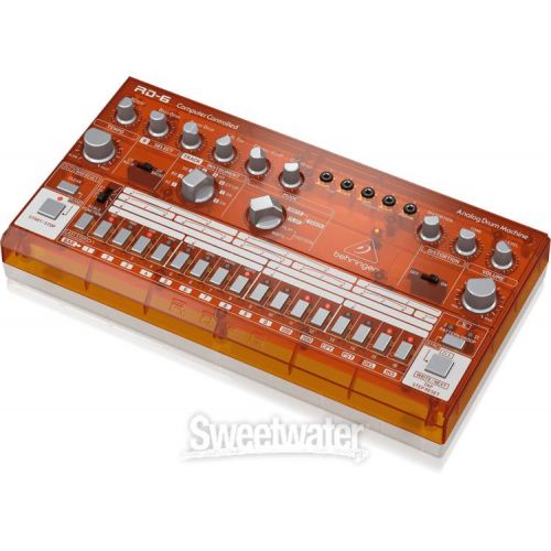  Behringer RD-6-TG Analog Drum Machine - Orange Translucent