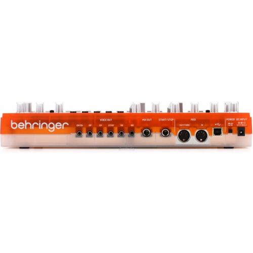  Behringer RD-6-TG Analog Drum Machine - Orange Translucent