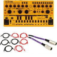 Behringer TD-3-MO-AM Analog Bass Line Synthesizer with Cables - Yellow
