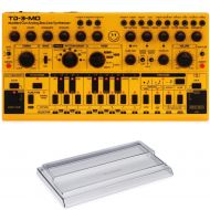 Behringer TD-3-MO-AM Analog Bass Line Synthesizer with Decksaver Cover - Yellow
