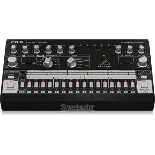  Behringer RD-6-BK Analog Drum Machine - Black