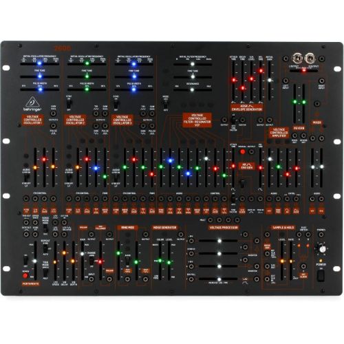  Behringer 2600 Analog Semi-modular Synthesizer with Patch Cables