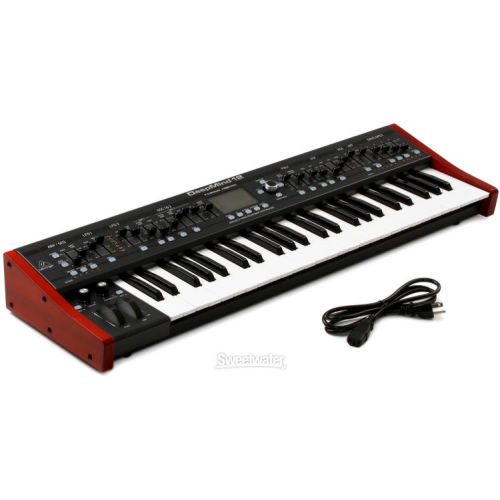  Behringer DeepMind 12 49-key 12-voice Analog Synthesizer Stage Bundle