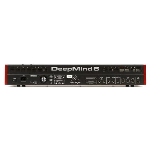  Behringer DeepMind 6 37-key 6-voice Analog Synthesizer Essentials Bundle