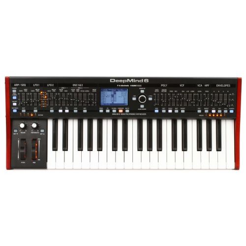  Behringer DeepMind 6 37-key 6-voice Analog Synthesizer Essentials Bundle