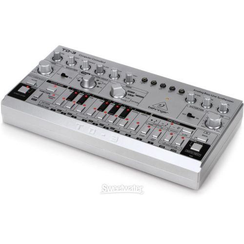  Behringer TD-3-SR Analog Bass Line Synthesizer - Silver