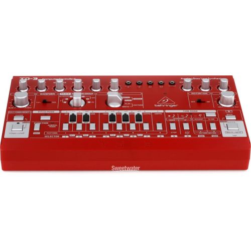  Behringer TD-3-RD Analog Bass Line Synthesizer - Red