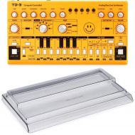 Behringer TD-3-Yellow Analog Bass Line Synthesizer with Decksaver Cover - Yellow