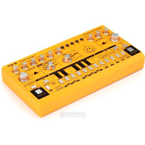  Behringer TD-3-Yellow Analog Bass Line Synthesizer - Yellow Demo