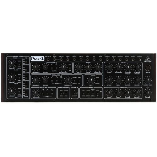  Behringer PRO-1 Tabletop Synthesizer and Rack Ears