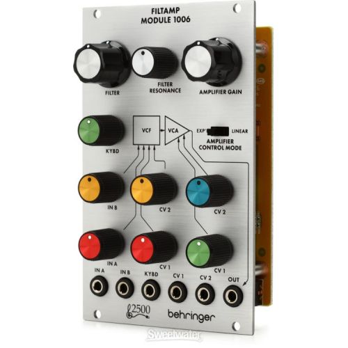  Behringer 1006 Filtamp 24 dB Low-Pass VCF and VCA Eurorack Module