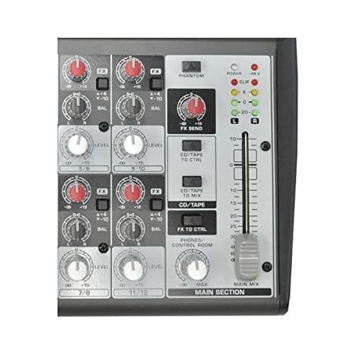  Behringer Xenyx 1202 Premium 12-Input 2-Bus Mixer with XENYX Mic Preamps and British Eqs