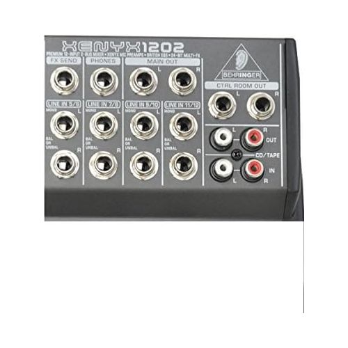  Behringer Xenyx 1202 Premium 12-Input 2-Bus Mixer with XENYX Mic Preamps and British Eqs