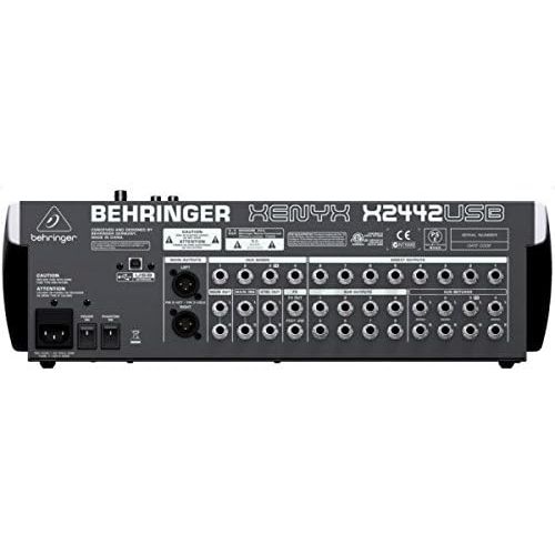  Behringer Xenyx X2442USB Premium 24-Input 4/2-Bus Mixer with USB/Audio Interface