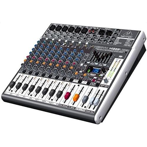  Behringer Xenyx X1222USB Premium 16-Input 2/2-Bus Mixer with USB/Audio Interface