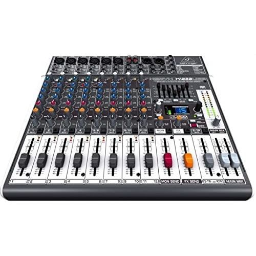  Behringer Xenyx X1222USB Premium 16-Input 2/2-Bus Mixer with USB/Audio Interface