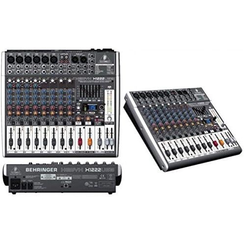  Behringer Xenyx X1222USB Premium 16-Input 2/2-Bus Mixer with USB/Audio Interface