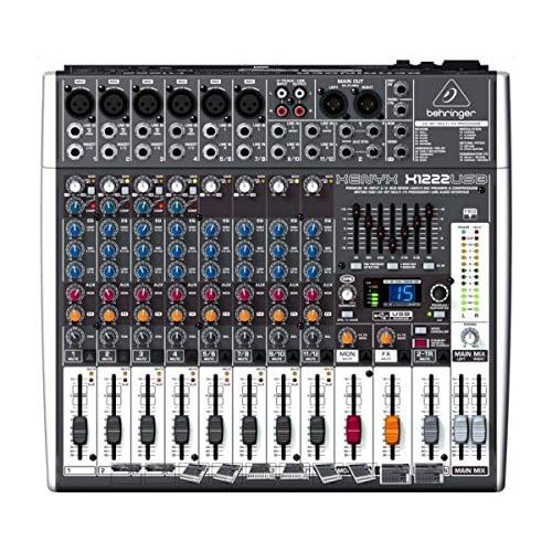  Behringer Xenyx X1222USB Premium 16-Input 2/2-Bus Mixer with USB/Audio Interface