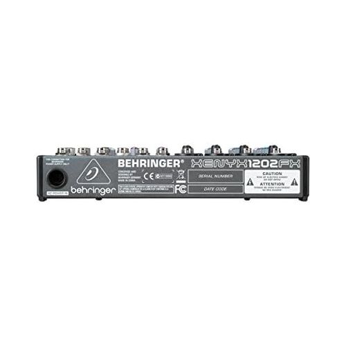  BEHRINGER, 12 XENYX 1202FX, 3-pin XLR, Black