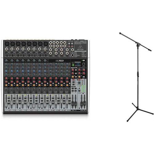  Behringer Xenyx X2222USB Premium 22-Input 2/2-Bus Mixer with USB/Audio Interface,Black