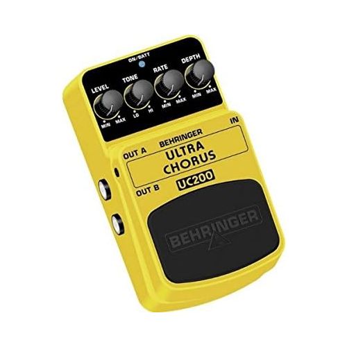  Behringer ULTRA CHORUS UC200 Ultimate Stereo Chorus Effects Pedal
