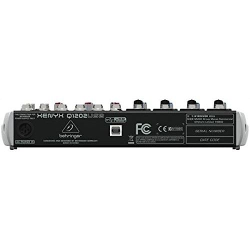  [아마존베스트]Behringer Q1202USB 12-Channel Mixer,Black