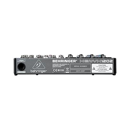  [아마존베스트]Behringer Xenyx 1202 Premium 12-Input 2-Bus Mixer with XENYX Mic Preamps and British Eqs