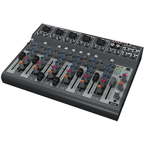  [아마존베스트]Behringer Xenyx 1002B Premium 10-Input 2-Bus Mixer with XENYX Preamps, British EQs and Optional Battery Operation