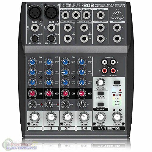  Behringer XENYX 802 Mixer (Standard)