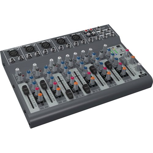  Photo Savings Behringer XENYX 1002B 10-Channel Audio Mixer and Accessory Bundle with 12X Cables + Closed-Back Headphones + Home Recording for Musicians for Dummies + Fibertique Cleaning Cloth