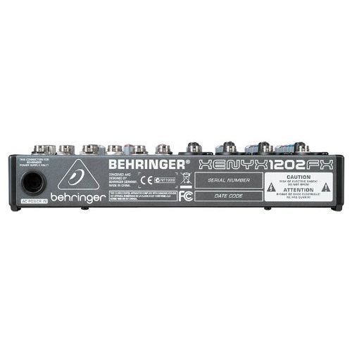  Behringer Premium XENYX 1202FX Mixer with 12 Inputs, XENYX Mic Preamps and Multi-FX Processor