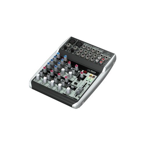  Behringer BEHRINGER Q1002USB Premium 10-Input 2-Bus Mixer with Xenyx Mic Preamps & Compressors British EQs Black