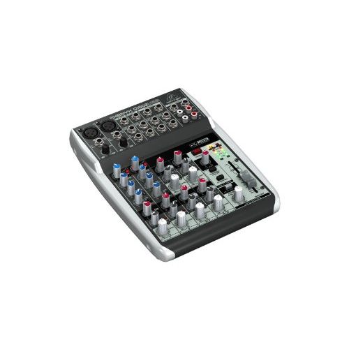  Behringer BEHRINGER Q1002USB Premium 10-Input 2-Bus Mixer with Xenyx Mic Preamps & Compressors British EQs Black