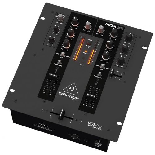  Behringer BEHRINGER NOX101 Premium 2-Channel Dj Mixer with Full VCA-Control and Ultra Glide Crossfader Black