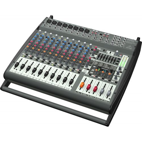  Behringer Europower PMP4000 Powered Mixer - 16 Channels, 1600 Watts with Multi-FX Processor and FBQ Feedback Detection System