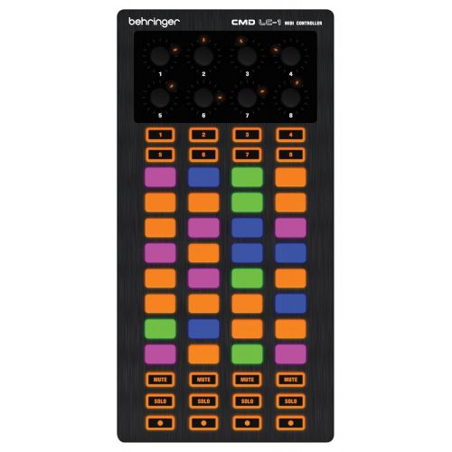  Behringer BEHRINGER CMD LC-1 Trigger-Based Midi Module with 4X8 Button Grid and Multi-Color Led Feedback Black