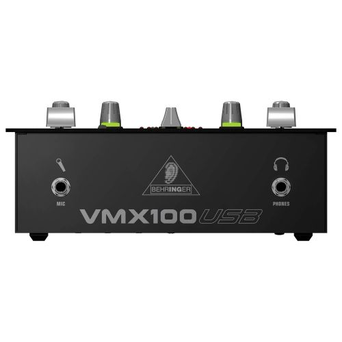  Behringer VMX100USB Pro 2-Channel DJ Mixer w USB