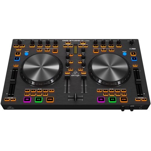  Behringer CMD Studio 4a 4-Deck DJ MIDI Controller with 4-Channel Audio Interface